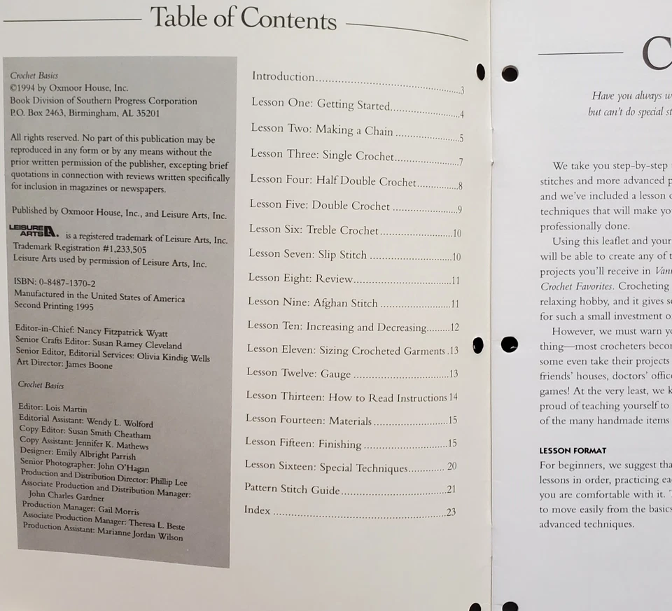 Patrones básicos de ganchillo afganos y puntada única de Leisure Arts Foto 2 de 4