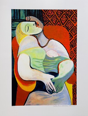 Pablo Picasso Dream リトグラフ 325/500 s-l400.jpg