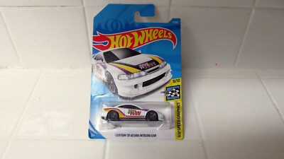 HOT WHEELS CUSTOM 01 ACURA INTEGRA GSR SPEED BLUR NEW