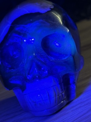 1 Pound Volcano Agate Skull B Great UV Natural Crystal