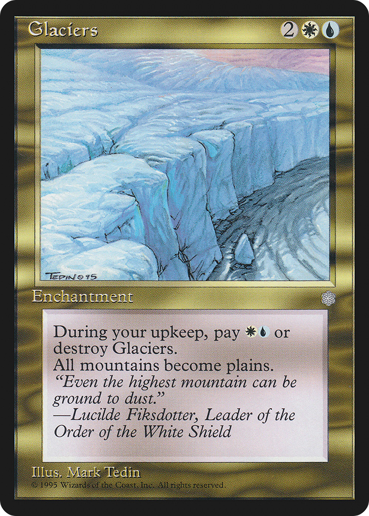 Glaciers X (1) MTG Ice Age Excellent/NM - 4RCards | eBay