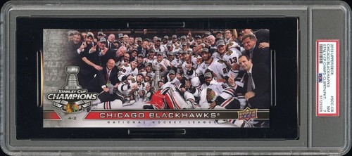 2013 Upper Deck Chicago Blackhawks Stanley Cup Champs - PSA 7 - Pop. 1 - Picture 1 of 3