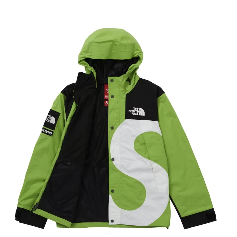 SUPREME 2020 FW THE NORTH FACE S LOGO MOUNTAIN JACKET LIME SIZE