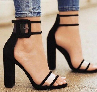 buckle strap heels