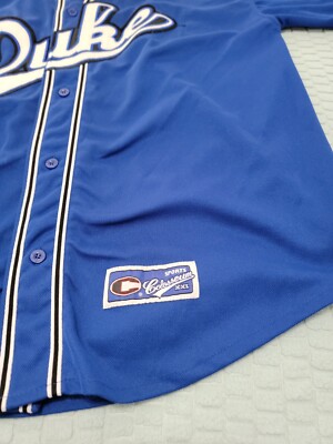 Duke Blue Devils Vintage Colosseum NCAA Script #7 Baseball Jersey