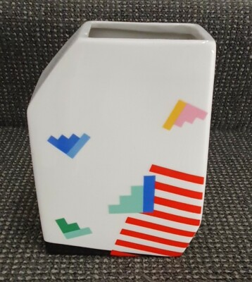  1980s KATO KOGEI DANSAB FUJIMORI POSTMODERN VASE MID CENTURY MODERN RETRO