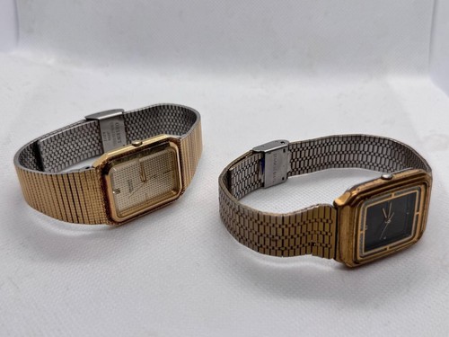 2 Orient Quartz Vintage Watches Origianl Japanese Made 29mm Analog - Picture 15 of 17