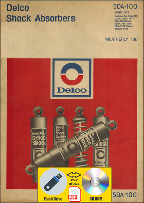 Delco Shock Absorbers 1978 Application Parts Catalog    PDF USB Flash Drive