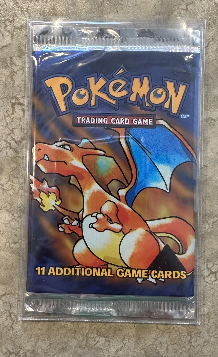 Sealed Unweighed Pokemon Base Set Black Triangle Booster