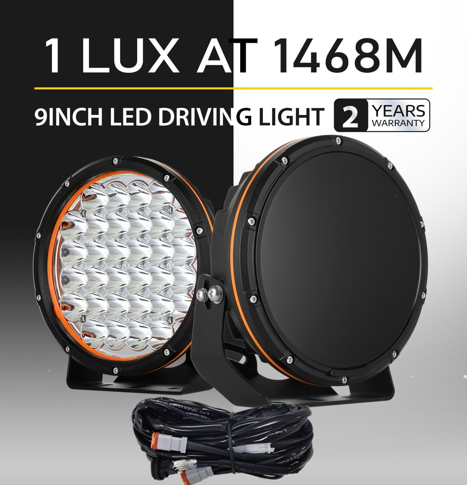 9 inch 99999W ROUND LED SPOT Driving Lights OSRAM Off Road Spotlights