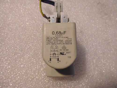 Entstörfilter 0,68µF Netzfilter 461971041481 Waschmaschine Bauknecht WAK 5750