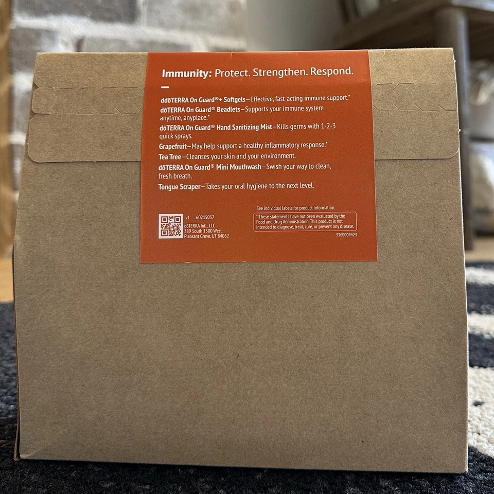 *NUEVO CON ETIQUETAS SELLADO* DOTERRA Kit de inmunidad 2 OG, pomelo, árbol de té, enjuague bucal + regalo Foto 3 de 3