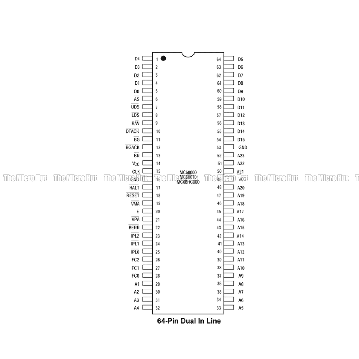 MC68010P8 Integrated Circuits By NXP SEMICONDUCTOR - Foto 14