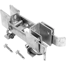 Chain Link Strong Arm Double Gate Latch (for 1-3/8" gate frames)-Gate Hardware