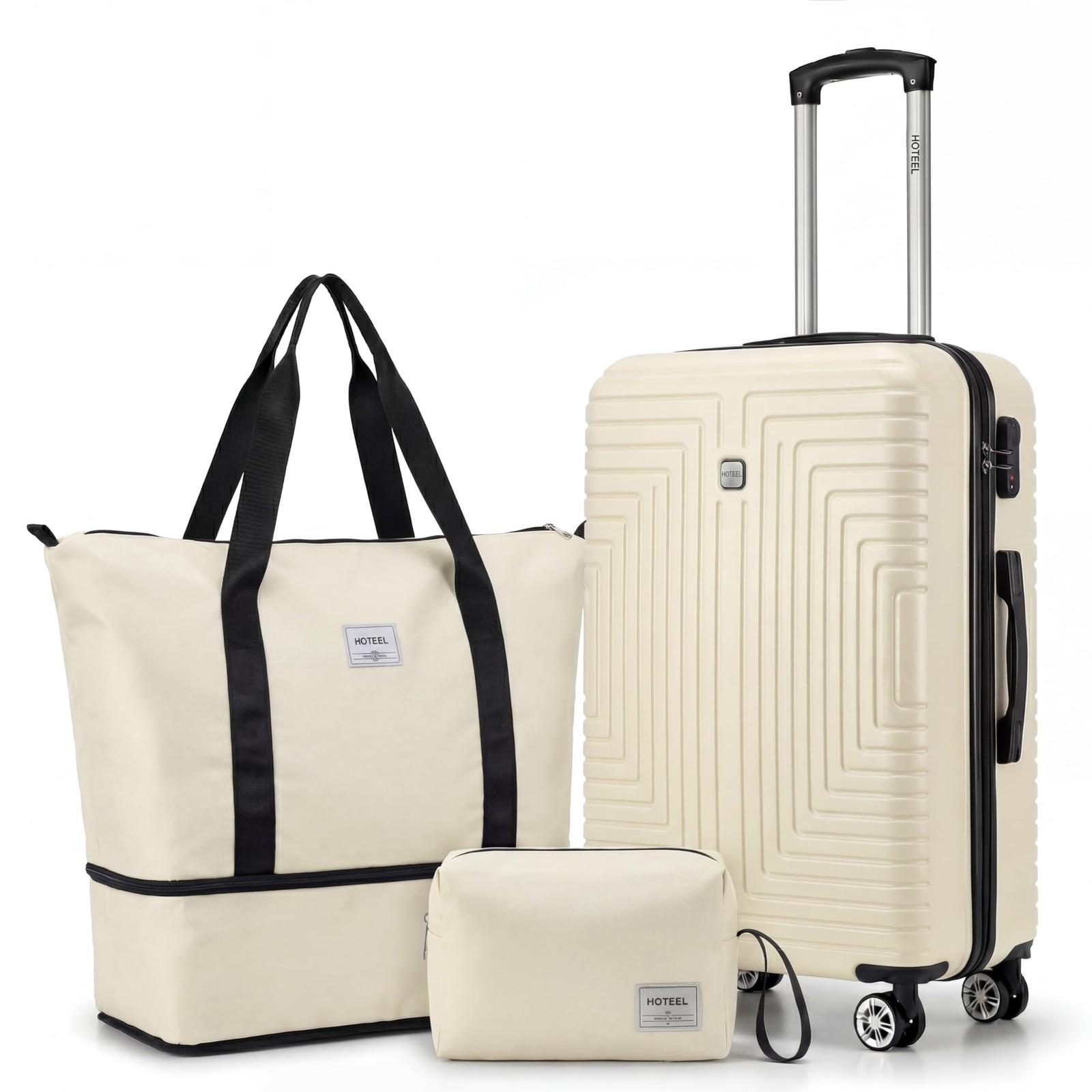 Set With Gym Bag, 360&deg; Spinner Wheels, Tsa Lock
