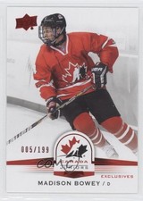 2014 Upper Deck Team Canada Juniors Exclusives 5/199 Madison Bowey #10 0b3