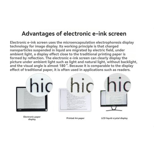 4.2 Inch E- Display E-Ink Display Screen SPI Interface Black-White 400x3003119 - Afbeelding 2 van 6