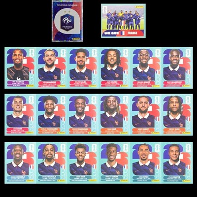 WM26 Panini FIFA World Cup 2026 Sticker -  Team Set Frankreich - FRA 1-20