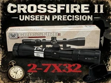 Vortex Crossfire II Riflescope 2-7x32 With Dead-Hold BDC MOA Reticle CF2-31003