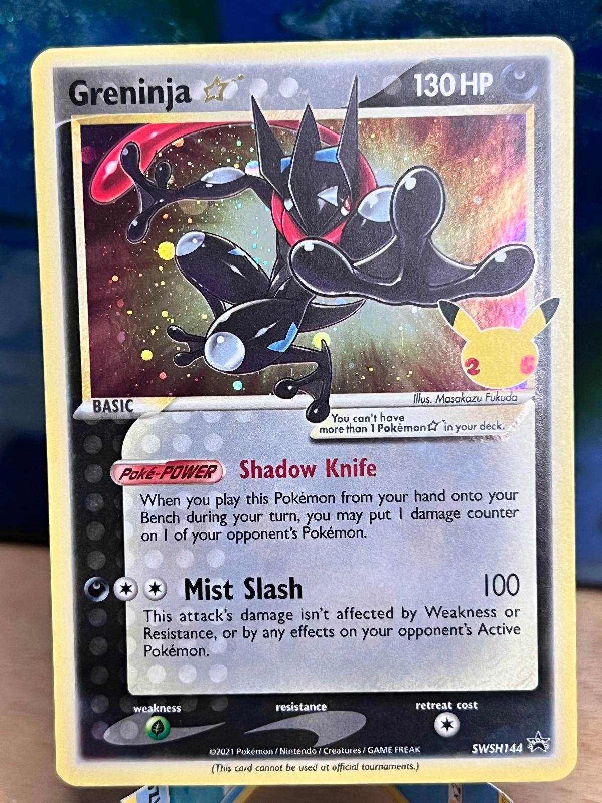 Sword & Shield Promo Greninja Star SWSH144 Holo Promo Pokemon Holo NM/M