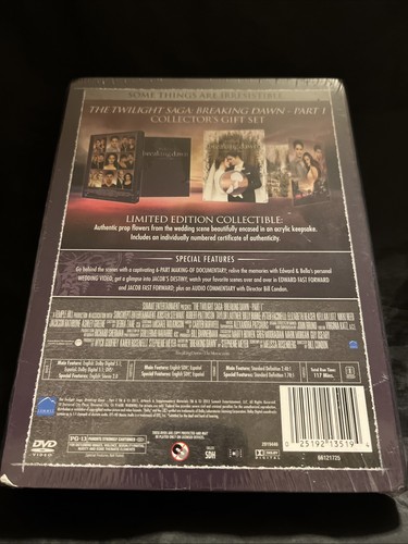 Twilight Saga Breaking Dawn Part 1 (2 Disc ,DVD ) BRAND NEW SEALED - Picture 2 of 2
