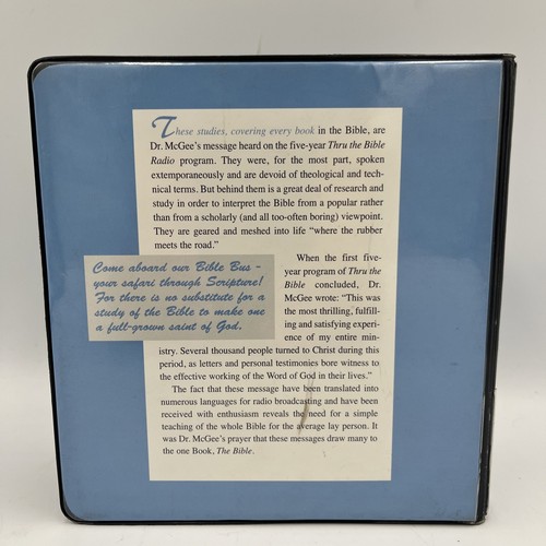 Thru the Bible Radio • Dr McGee • 21 CDs • Exodus Leviticus • Rare • Mint Disks! - Picture 2 of 4