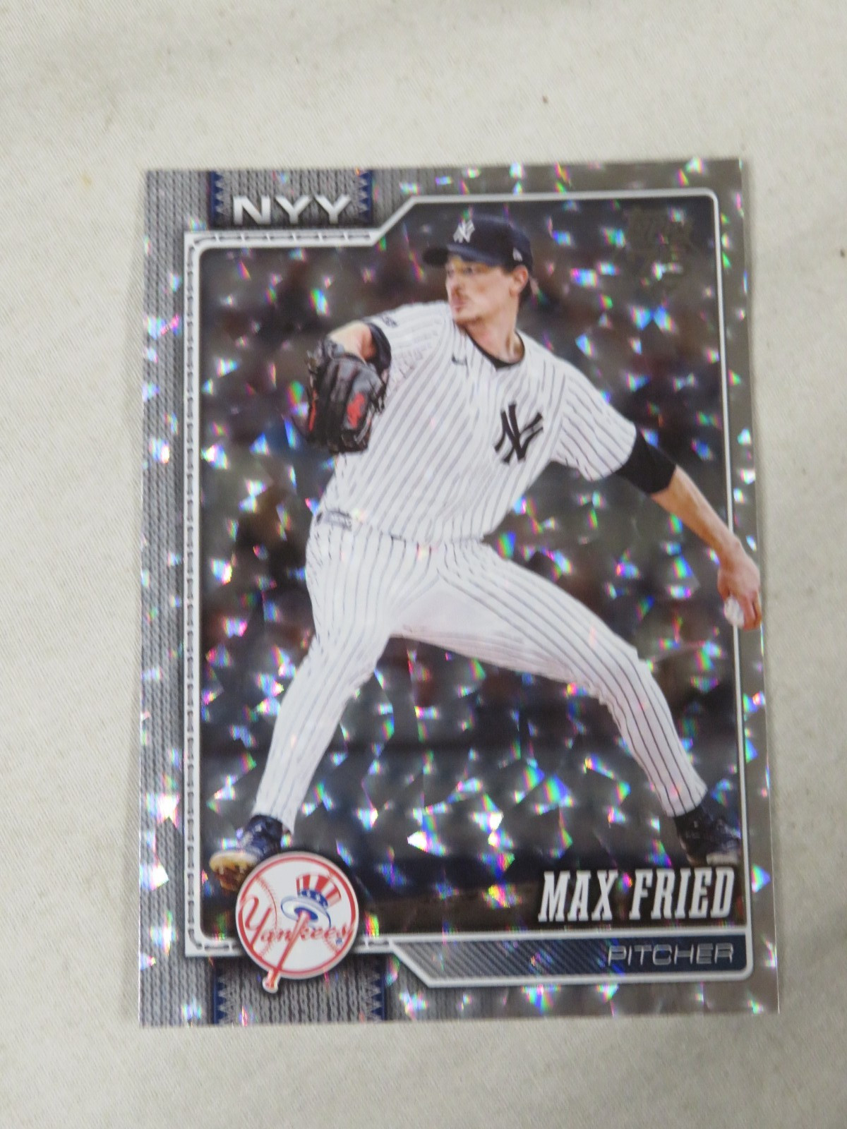 2026 Topps #270 Max Fried Silver Crackle Foil