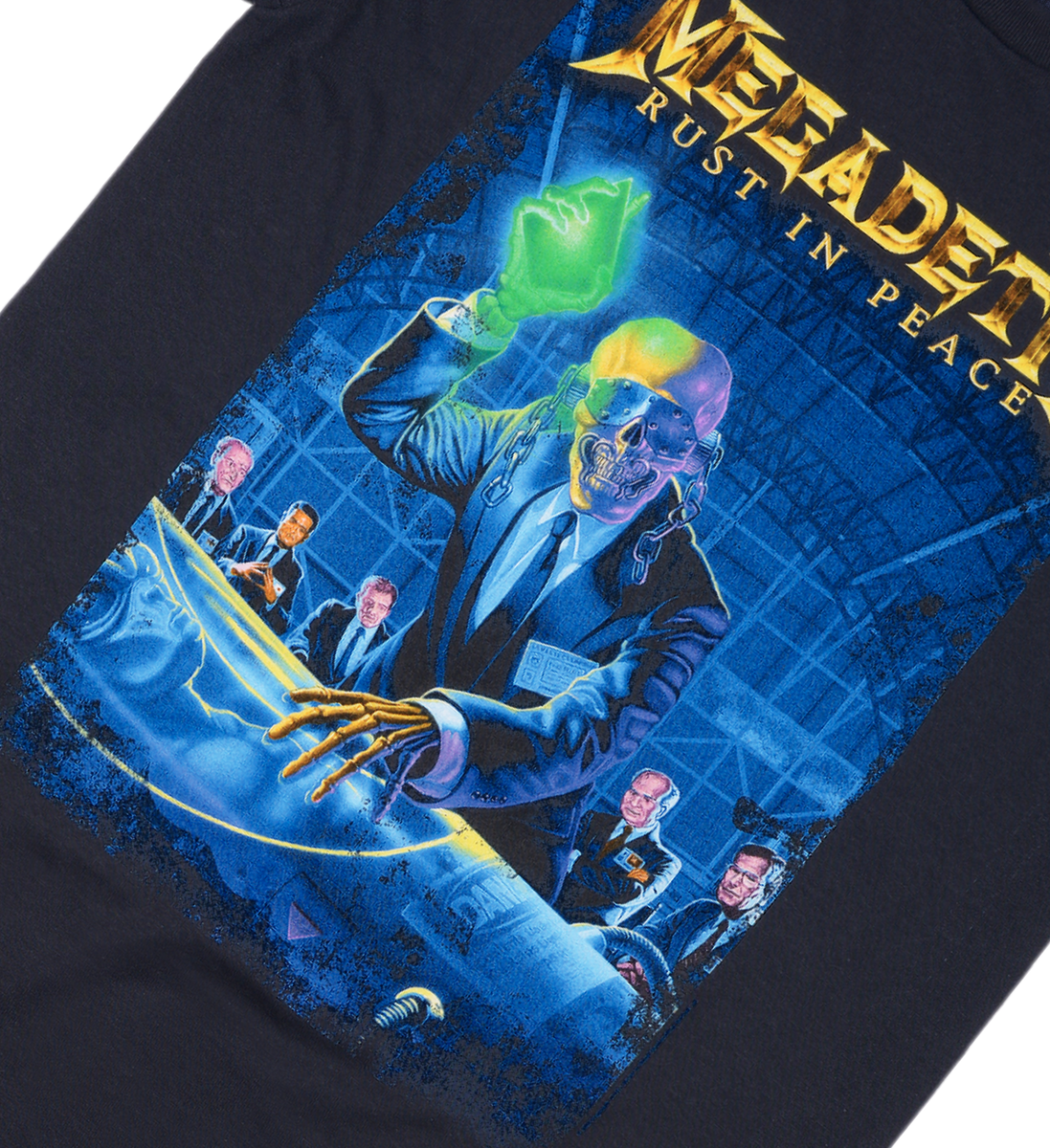 Official Megadeth T Shirt Rust In Peace 30th Anniversary Black New