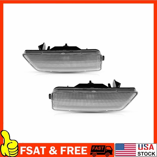 Euro Clear Lens Front Bumper Side Marker Lights For 2011-2014 Porsche Cayenne – IJDMTOY