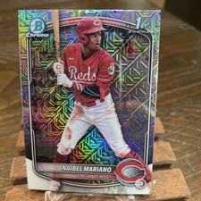 2025 Bowman - Chrome Prospects Naibel Mariano #BCP-99 Mojo Refractor (RC)