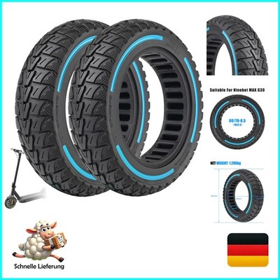 Volohas 10 Zoll Vollgummireifen für Xiaomi, Ninebot Max G30, Scooter Ersatzre...