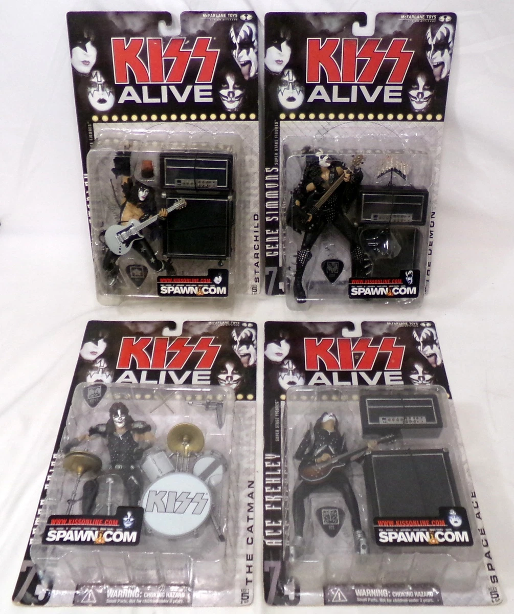 McFarlane Toys KISS Music Action Figures 2000 Year Manufactured