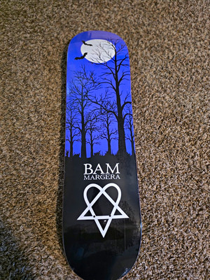 Bam Margera Moonlight Deck Rare Collectible In Plastic Skateboard Skate Deck