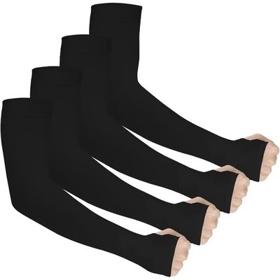 4 Paar Ärmel UV Sonnenschutz Ärmlinge Armschutz UPF 50+, Arm Sleeve Gaming, A