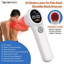 Handheld Class 4 Laser Therapy Device 1-60min Adjustable Timer LCD Display Home