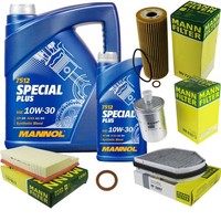 Mann Inspektionspaket 6L Mannol Special Plus 10W-30 FüR Mercedes W202 C 180
