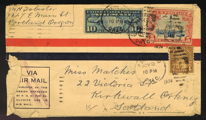 1928 C11 Beacon Double-Rate to Scotland [B30]