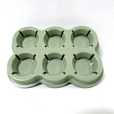 Magic Baby Bullet Tip Proof Green Tray Rack for 6 Storage Cups Replacement Part