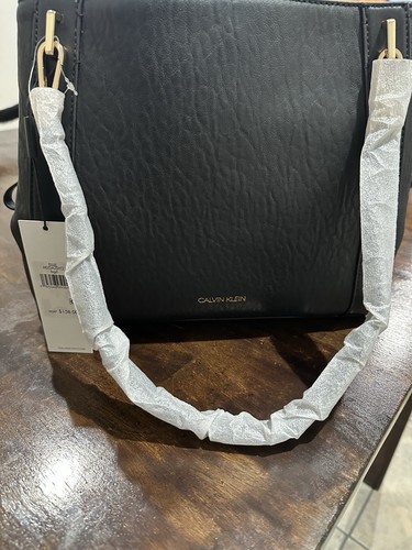 Calvin Klein, Black Leather Women’s Bag 
