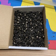 Box of 1000 Upholstery Tacks Nails 1/2" Shank decorative