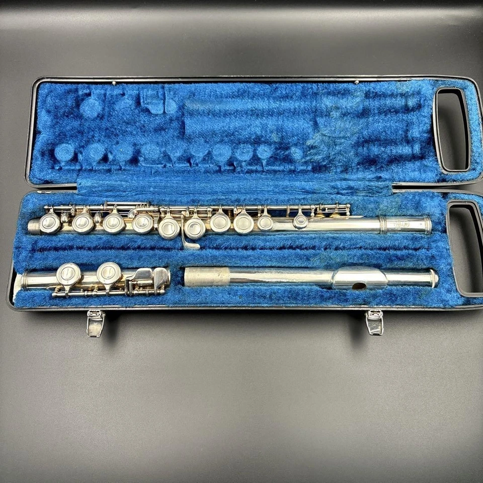 Flauto usato YAMAHA YFL 31 strumento musicale ARGENTO usato con custodia... - Immagine 3 di 4