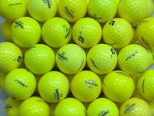 50 BRIDGESTONE LADY PRECEPT YELLOW GOLF LAKE BALLS GRADE B FREE P&P
