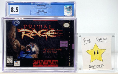 Primal Rage Super Nintendo SNES Brand New 1995 Factory Sealed CGC Graded 8.5 A+