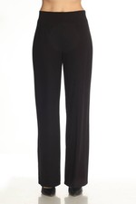 Joseph Ribkoff Pull On Heavy Knit Wide Leg Pants Black