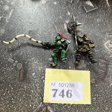 Warhammer the Old World Chaos Chariot Metal Crew Halberd & Whip Vintage OOP