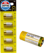 23A 12 Volt Battery 12V Alkaline Battery 5 Count 23A 12V Battery for Remote...