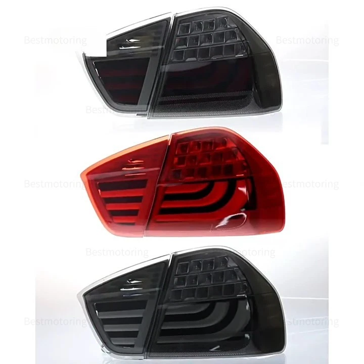 LED Upgrade Rear Lights Lamp 4PCS for BMW 3 Series E90 320i 325i 335i 323i Black Foto 2 de 4