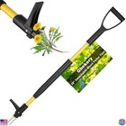 39" Heavy Duty Stand Up Weed Puller Tool - Ergonomic 3-Claw Weeder