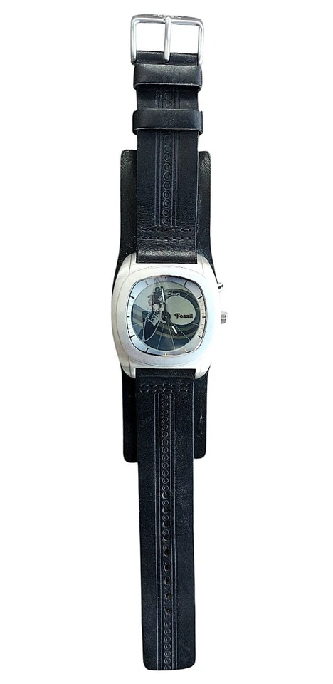 Винтажные мужские часы Fossil JR-8290 Big Tic Surfer цифровой анимационный дисплей редкие - Изображение 2 из 4