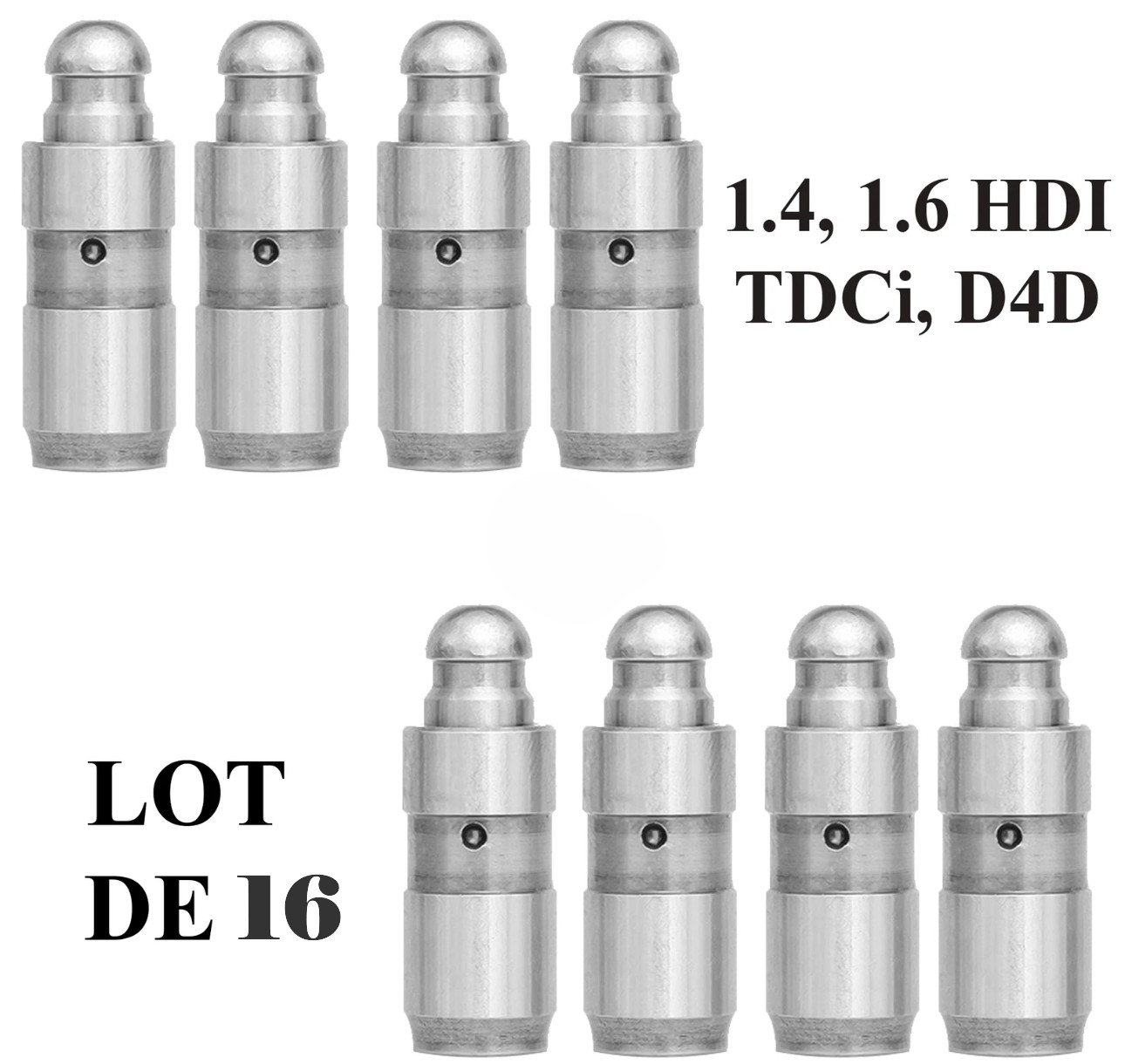 Poussoir de soupape hydraulique pour éliminer les claquements moteur 2.0 TDCI